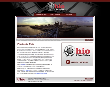 Ohio Film Office website